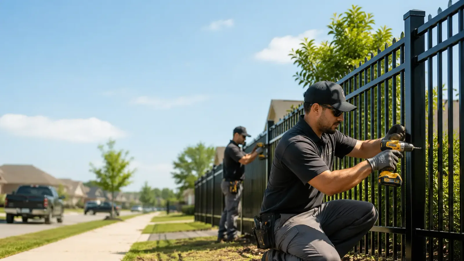 Metal Fence Installation in Tell, TX
